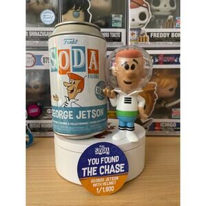 Funko Soda! The Jetsons George Jetson w/ Helmet CHASE w/ Can & Coin /1,600